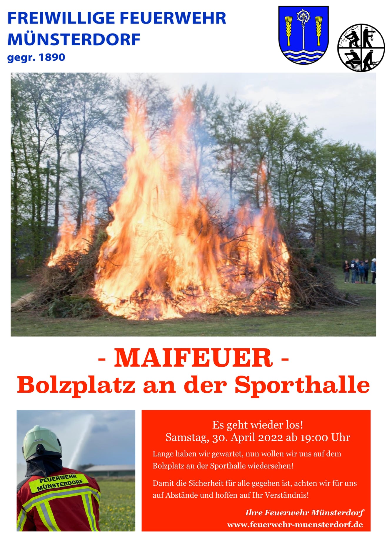 Plakat Maifeuer